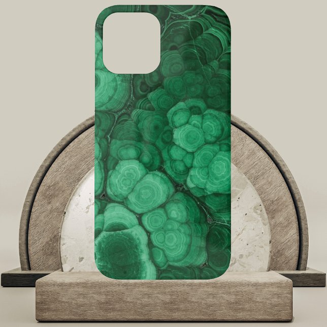Funda De Case-Mate Para iPhone Nódulos malaquitas verdes (Malachite Nodules )
