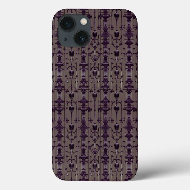 Funda De Case-Mate Para iPhone Noir de hierro forjado (Reverso)