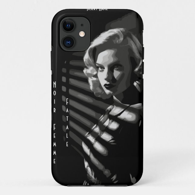 Funda De Case-Mate Para iPhone Noir Femme Fatale (Reverso)