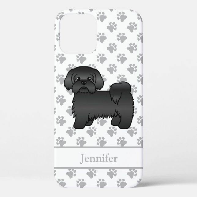 Funda De Case-Mate Para iPhone Nombra y nombre de perro de dibujos animados chiit (Reverso )