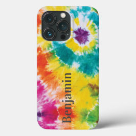 Funda Para iPhone 13 Pro Nombramiento personalizado del tinte arcoiris nomb