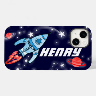 Funda Para iPhone 14 De Case-Mate Nombre 5 letra espacio de cohetes funda de iphone