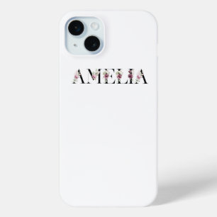 Funda Para iPhone 15 Mini Nombre Amelia