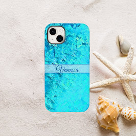 Funda Para iPhone 14 Plus De Case-Mate Nombre azul del Pacífico personalizado