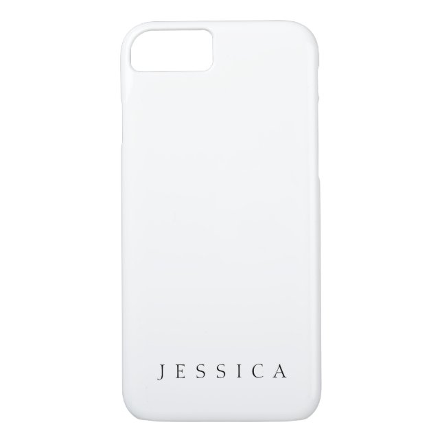 Funda De Case-Mate Para iPhone Nombre clásico (o palabra) (Reverso)