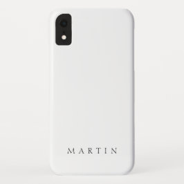 Funda Para iPhone XR Nombre clásico (o palabra)