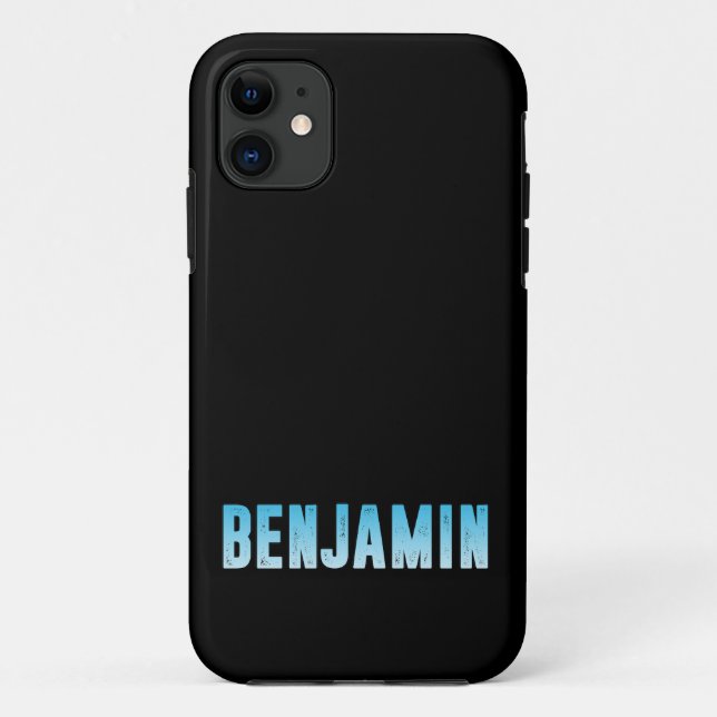 Funda De Case-Mate Para iPhone Nombre de Benjamin (Reverso)