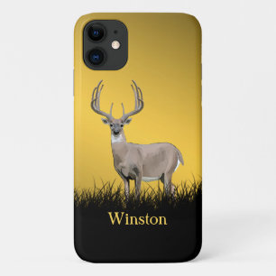 Funda Para iPhone 11 Nombre de caza de venados de gran cuerno
