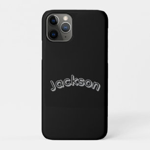 Funda Para iPhone 11 Pro Nombre de chicos Jackson,
