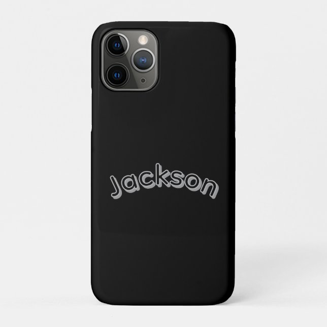 Funda De Case-Mate Para iPhone Nombre de chicos Jackson, (Reverso)