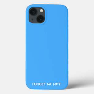 Funda Para iPhone 13 Nombre de color azul olvidadizo no Funda-Mate iPho
