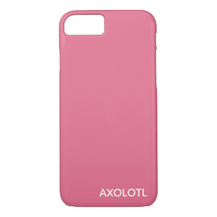 Funda Para iPhone 8/7 Nombre de color rosa Axolotl