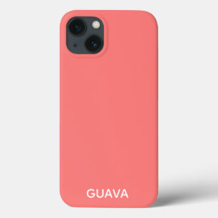 Funda Para iPhone 13 Nombre de color rosa guayaba Funda-maleta para iPh