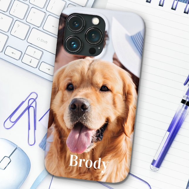 Funda De Case-Mate Para iPhone Nombre de foto simple y personalizado (Subido por el creador)