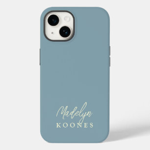 Funda Para iPhone 14 De Case-Mate Nombre de guión moderno y sencillo de estilo Dusty