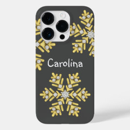 Funda Para iPhone 14 Pro De Case-Mate nombre de ilustracion precioso gris