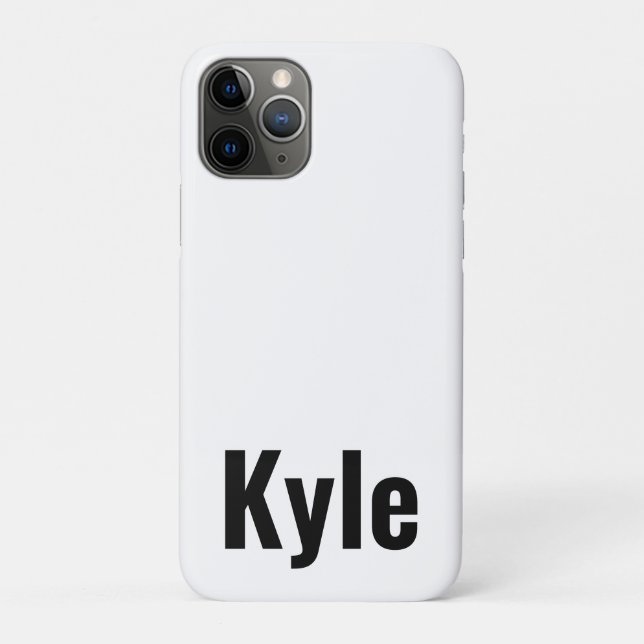 Funda De Case-Mate Para iPhone Nombre de Kyle Mens, (Reverso)