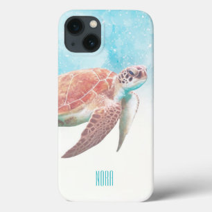 Funda Para iPhone 13 Nombre de la costa de la playa de las tortugas mar