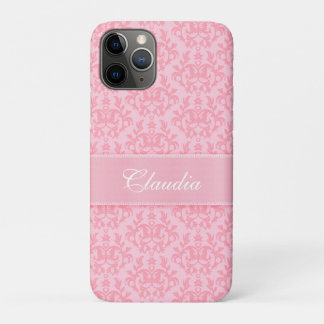 Funda Para iPhone 11 Pro Nombre de la pezuña de canguro rosa de la luz de D