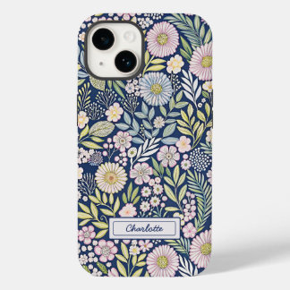 Funda Para iPhone 14 De Case-Mate Nombre de los Blooms de Pastel