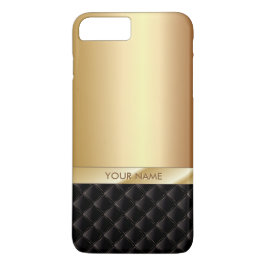 Funda Para iPhone 8 Plus/7 Plus Nombre de lujo real del personalizado del oro