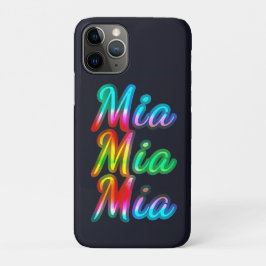 Funda Para iPhone 11 Pro Nombre de Mia