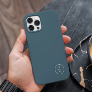 Funda Para iPhone 14 Pro Max De Case-Mate Nombre de monograma moderno simple