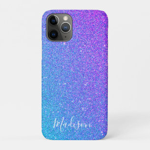 Funda Para iPhone 11 Pro Nombre de ómbre de espárragos del Purpurina mora