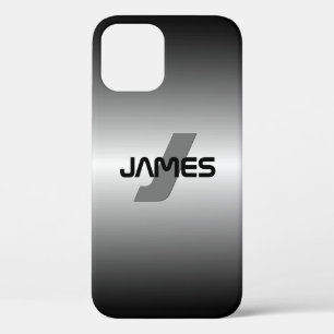 Funda Para iPhone 12 Nombre de Personalizable y monograma de Guay