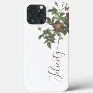 Funda Para iPhone 13 Pro Max Nombre de plantilla de personalizado Flor del mes