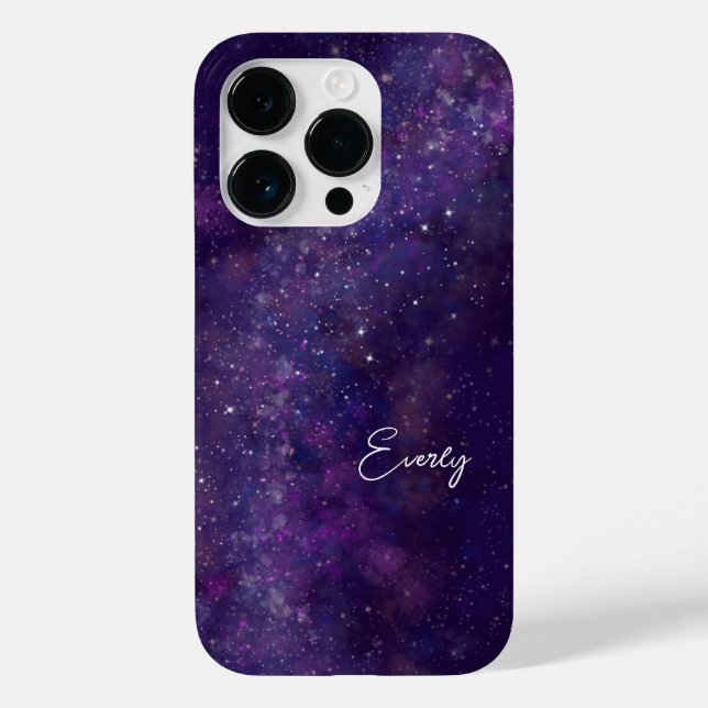 Funda De Case-Mate Para iPhone nombre de ruta de galaxia estrella (Reverso )