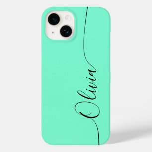 Funda Para iPhone 14 De Case-Mate Nombre del guión de la caligrafía elegante de colo