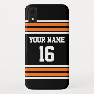 Funda Para iPhone XR Nombre del número de Personalizado de Jersey de Bl