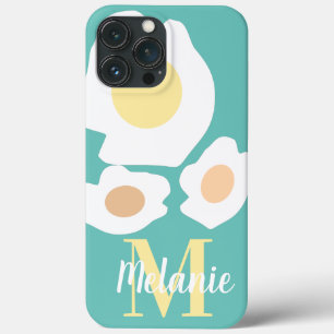 Funda Para iPhone 13 Pro Max Nombre del patrón de Huevo divertido