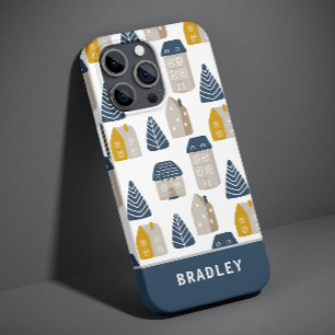 Funda Para iPhone 14 De Case-Mate Nombre del patrón de la casa Minimalista de color 