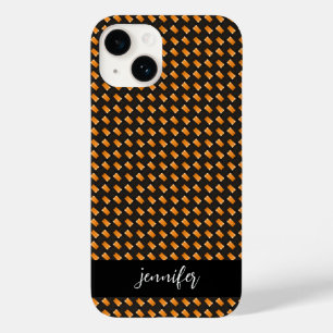 Funda Para iPhone 14 De Case-Mate Nombre del personalizable Patrón amarillo y negro