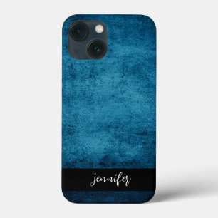 Funda Para iPhone 13 Mini Nombre del personalizable Textura de grueso abstra