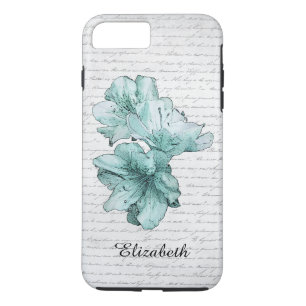 Funda Para iPhone 8 Plus/7 Plus Nombre del Personalizar de flor ilustrado de la le