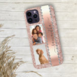 Funda Para iPhone 12 Pro Nombre del Purpurina fotográfico de diamantes Mono<br><div class="desc">El diseño es una foto y los fundas no están hechos con purpurinas, secuencias, metales o bosques reales. Este diseño también está disponible en otros modelos de teléfono. Elija Tipo de dispositivo para ver otros fundas de iPhone, Samsung Galaxy o Google. Algunos estilos se pueden cambiar seleccionando Estilo si se...</div>