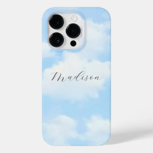 Funda Para iPhone 14 Pro De Case-Mate Nombre elegante de la foto del cielo azul claro