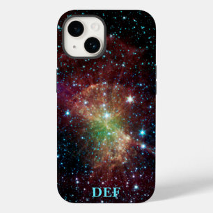 Funda Para iPhone 14 De Case-Mate Nombre nebulosa dumbbell iniciales astronomía