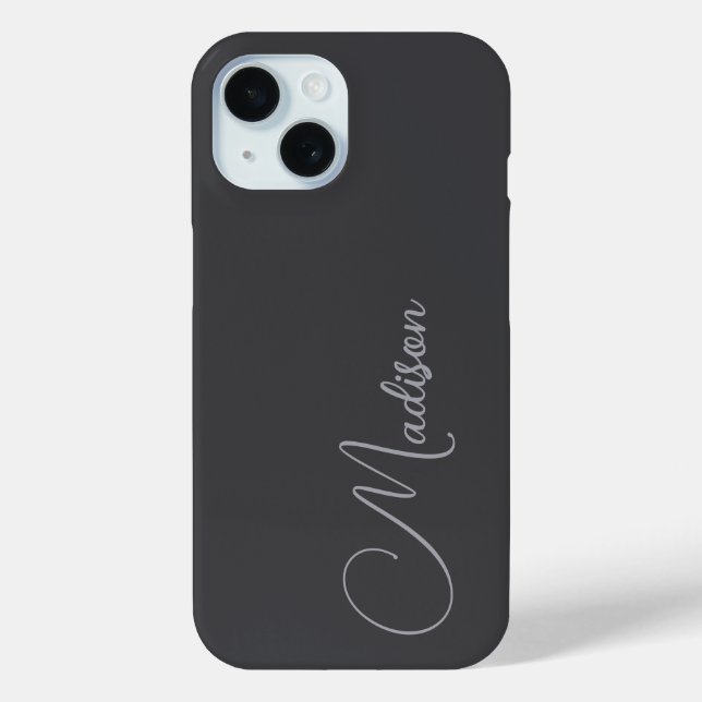 Funda De Case-Mate Para iPhone Nombre personalizado (Reverso )