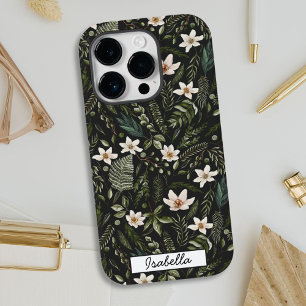 Funda Para iPhone 14 Pro De Case-Mate Nombre Personalizado Acuarela Floral