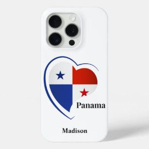 Funda Para iPhone 15 Pro Nombre personalizado Amor Panamá