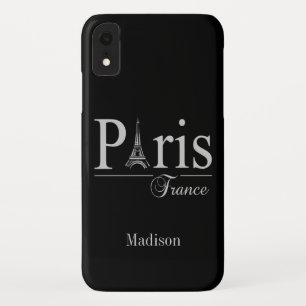 Funda Para iPhone XR Nombre personalizado Casos de teléfono de Paris F