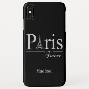 Funda Para iPhone XS Max Nombre personalizado Casos de teléfono de París Fr