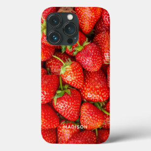 Funda Para iPhone 13 Pro Nombre personalizado Casos de teléfono de Strawber