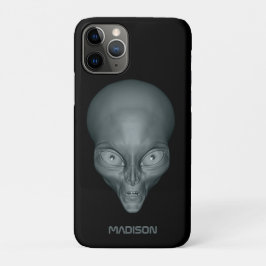 Funda Para iPhone 11 Pro Nombre personalizado Casos de teléfono de UFO Alie