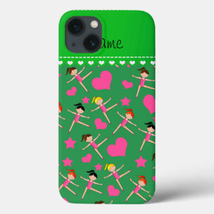 title_seo2 Nombre personalizado chica verde gimnastas corazon