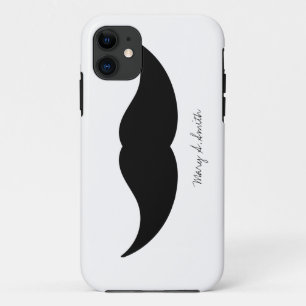 Funda Para iPhone 11 Nombre personalizado de bigote